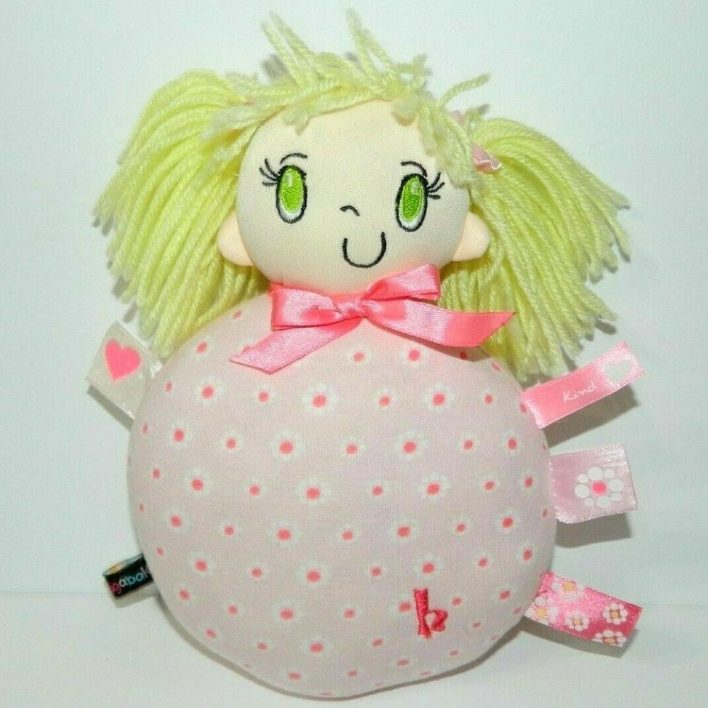 My Friend Huggles Hugabaloo Kind Lily 9" Plush Rattle Doll Toy Great Divide